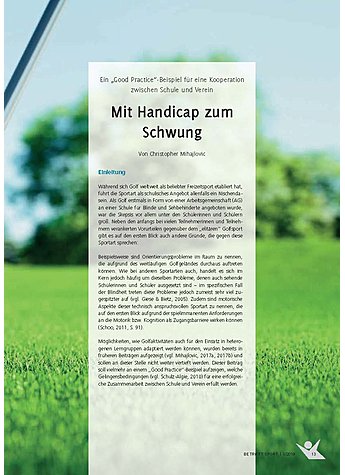 MIT HANDICAP ZUM SCHWUNG