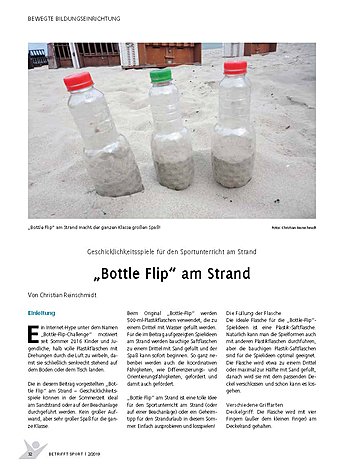 BOTTLE FLIP AM STRAND