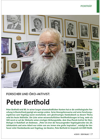 FORSCHER UND KO-AKTIVIST: PETER BERTHOLD