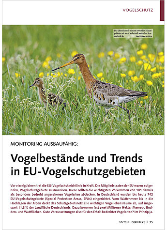 MONITORING AUSBAUFHIG: VOGEL BESTNDE UND TRENDS IN EU- VOGELSCHUTZGEBIETEN