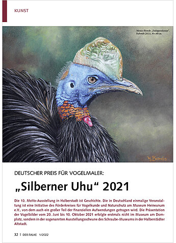 DEUTSCHER PREIS FÜR VOGELMALER SILBERNER UHU 2021