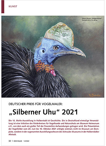 DEUTSCHER PREIS FR VOGELMALER SILBERNER UHU 2021