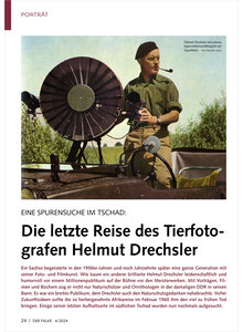 EINE SPURENSUCHE IM TSCHAD DIE LETZTE REISE DES TIERFOTOGRAFE N HELMUT DRECHSLER