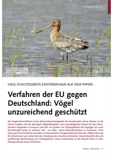 VERFAHREN DER EU GEGEN DEUTSCH LAND VGEL UNZUREICHEND GESCHTZT