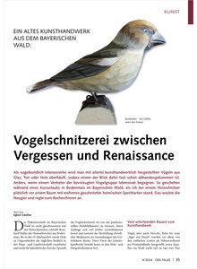 Auf diesem Bild sehen Sie das Produktbild fr EIN ALTES KUNSTHANDWERK AUS DEM BAYERISCHEN WALD VOGELSCH NTZEREI ZWISCHEN VERGESSEN