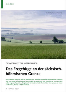 VOGELWELT DER MITTELGEBIRGE DAS ERZGEBIRGE AN DER SCHSISC H-BHMISCHEN GRENZE