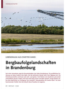 Auf diesem Bild sehen Sie das Produktbild fr LEBENSRAUM AUS ZWEITER HAND BERGBAUFOLGELANDSCHAFTEN IN BRANDENBURG