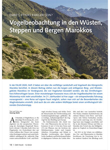 Auf diesem Bild sehen Sie das Produktbild fr DARFS ETWAS KARGER SEIN VOGELBEOBACHTUNG IN DEN WSTEN STEPPEN UND BERGEN MAROKKOS