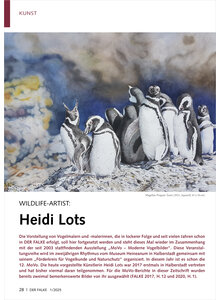 Auf diesem Bild sehen Sie das Produktbild fr WILDLIFE-ARTIST HEIDI LOTS