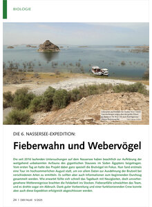 DIE 6. NASSERSEE-EXPEDITION FIEBERWAHN UND WEBERVGEL