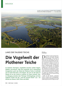 Auf diesem Bild sehen Sie das Produktbild fr LAND DER TAUSEND TEICHE DIE VOGELWELT DER PLOTHENER TEICHE