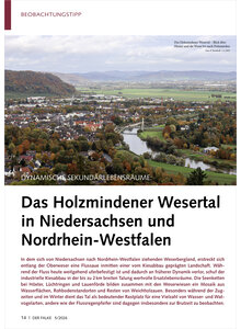 DYNAMISCHE SEKUND�RLEBENSR�UME HOLZMINDENER WESERTAL IN NIEDE RSACHSEN UND NORDRHEIN-WESTFAL