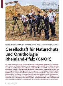 GESELLSCHAFT F�R NATURSCHUTZ UND ORNITHOLOGIE IN RHEINLAND- PFALZ (GNOR)