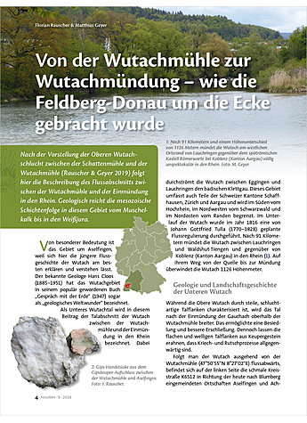 VON DER WUTACHMHLE ZUR WUTACH MNDUNG - WIE DIE FELDBERG- DONAU UM DIE ECKE GEBRACHT WUR