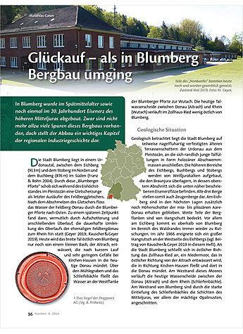 GLCKAUF - ALS IN BLUMBERG BERGBAU UMGING