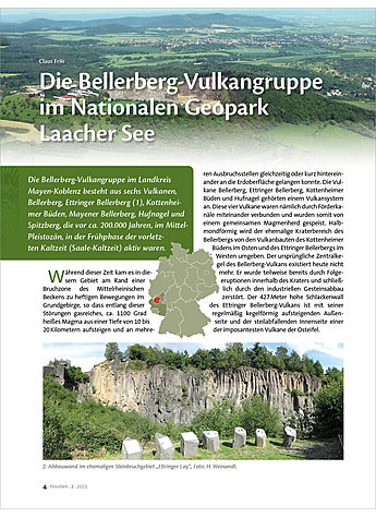 DIE BELLERBERG-VULKANGRUPPE IM NATIONALEN GEOPARK LAACHER SEE
