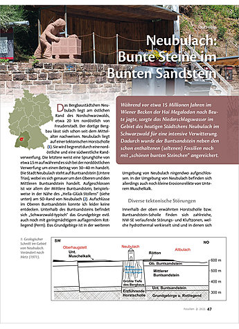 NEUBULACH: BUNTE STEINE IM BUNTEN SANDSTEIN