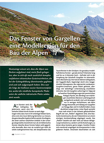 DAS FENSTER VON GARGELLEN - EINE MODELLREGION FR DEN BAU DER ALPEN