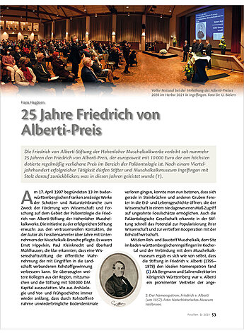 25 JAHRE FRIEDRICH VON ALBERTI -PREIS