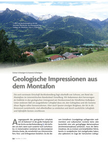 Auf diesem Bild sehen Sie das Produktbild fr GEOLOGISCHE IMPRESSIONEN AUS DEM MONTAFON