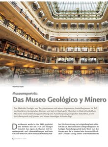 MUSEUMSPORTRT: DAS MUSEO GEOLOGICO Y MINERO IN MADRID