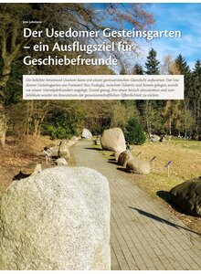 DER USEDOMER GESTEINSGARTEN - EIN AUSFLUGSZIEL F. GESCHIEBE- FREUNDE