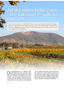 AUF DEN SPUREN HEISSER ZEITEN- EINE VULKANTOUR IM SDLICHEN ODENWALD
