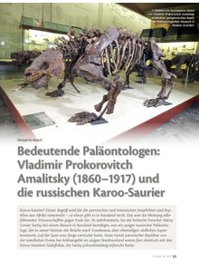 BED. PAL�ONTOLOGEN: V.P. AMA- LITSKY UND DIE RUSSISCHEN KAROO-SAURIER