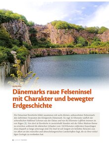 Auf diesem Bild sehen Sie das Produktbild fr DNEMARKS RAUE FELSENINSEL MIT CHARAKTER UND BEWEGTER ERDGESCHICHTE