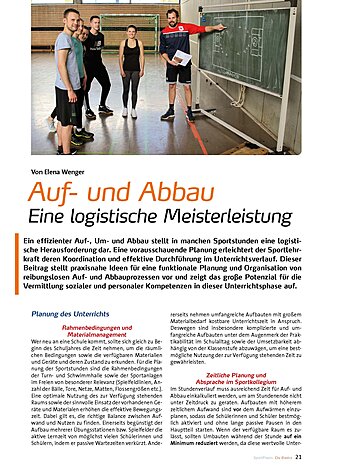 AUF- UND ABBAU EINE LOGISTISCHE MEISTER- LEISTUNG