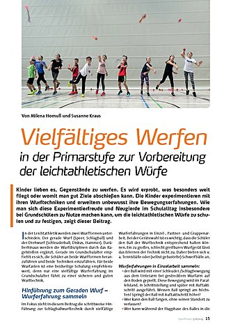 VIELFLTIGES WERFEN IN DER PRIMARSTUFE