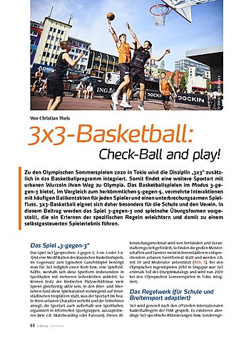 3x3-BASKETBALL: CHECK-BALL AND PLAY!