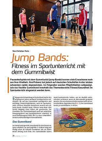 JUMP BANDS: FITNESS IM SPORTUNTERRICHT MIT DEM GUMMITWIST