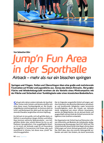 JUMPN FUN AREA IN DER SPORTHALLE AITRACK-MEHR ALS NUR SPRINGEN