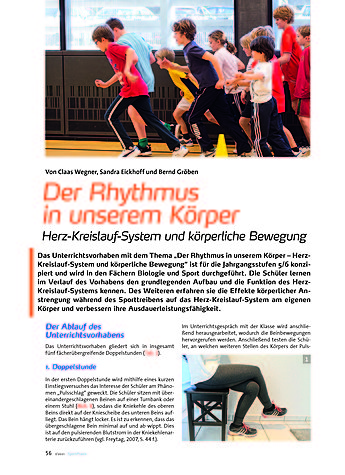 DER RHYTHMUS IN UNSEREM KRPER HERZ-KREISLAUF-SYSTEM UND KRPERLICHE BEWEGUNG