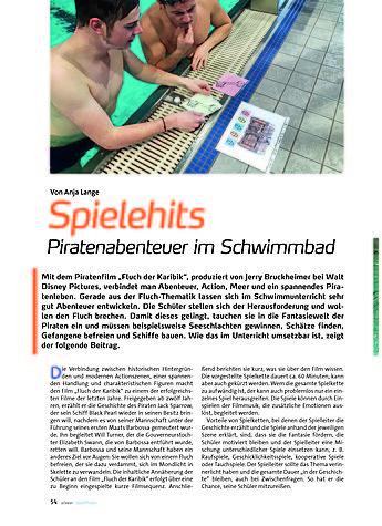 SPIELEHITS PIRATENABENTEUER IM SCHWIMMBAD