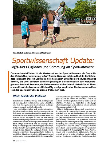 SPORTWISSENSCHAFT UPDATE AFFEKTIVES BEFINDEN UND STIMMUNG IM SPORTUNTERRICHT