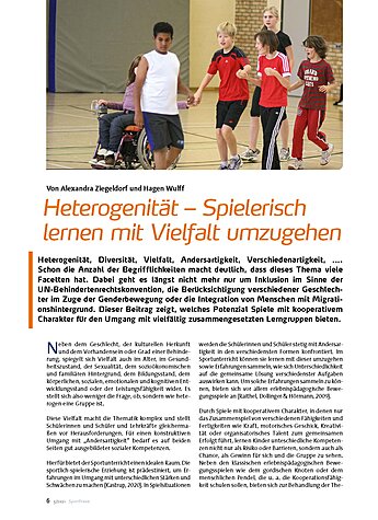 HETEROGENITT - SPIELERISCH LERNEN MIT VIELFALT UMZUGEHEN