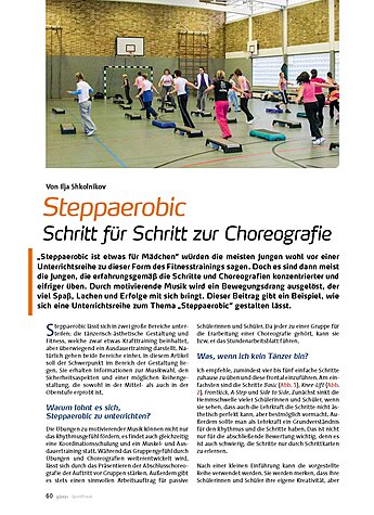 STEPPAEROBIC SCHRITT FR SCHRITT ZUR CHOREOGRAFIE