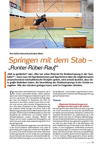 SPRINGEN MIT DEM STAB RUNTER-RBER-RAUF