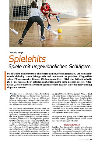 SPIELEHITS SPIELE MIT UNGEWHNLICHEN SCHLGERN