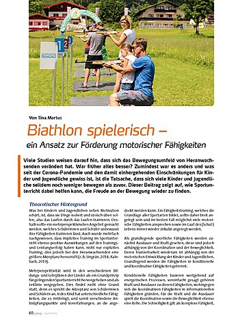 BIATHLON SPIELERISCH - EIN ANSATZ ZUR FRDERUNG MOTO- RISCHER FHIGKEITEN