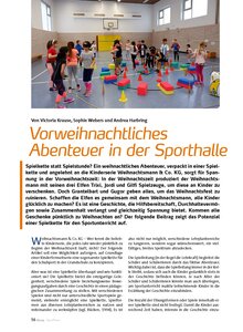 VORWEIHNACHTLICHES ABENTEUER IN DER SPORTHALLE