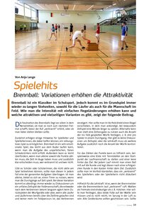 SPIELEHITS: BRENNBALL - VARIATIONEN ERHHEN DIE ATTRAKTIVITT