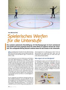 SPIELERISCHES WERFEN FR DIE UNTERSTUFE