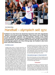 Auf diesem Bild sehen Sie das Produktbild fr HANDBALL - OLYMPISCH SEIT 1972