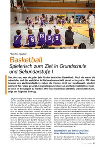 Auf diesem Bild sehen Sie das Produktbild fr BASKETBALL SPIEL. ZUM ZIEL IN DER GRUND- SCHULE UND SEK I