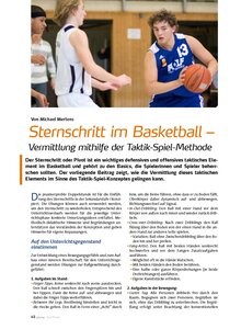 Auf diesem Bild sehen Sie das Produktbild fr STERNSCHRITT IM BASKETBALL - VERMITTLUNG MITHILFE DER TAKTIK-SPIEL-METHODE