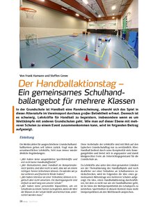 Auf diesem Bild sehen Sie das Produktbild fr DER HANDBALLAKTIONSTAG - GEMEINSAMES SCHULHANDBALL- ANGEBOT MEHRERER KLASSEN