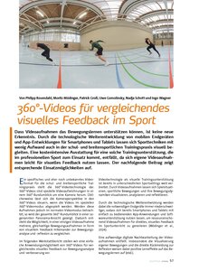 360-VIDEOS FR VERGLEICHENDES VISUELLES FEEDBACK IM SPORT